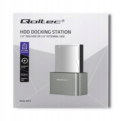 Qoltec Stacja dokująca dysków HDD/SSD 2.5
