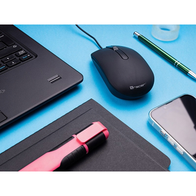 MYSZ PRZEWODOWA MYSZKA OPTYCZNA USB CZARNA KOMPUTEROWA DO LAPTOPA