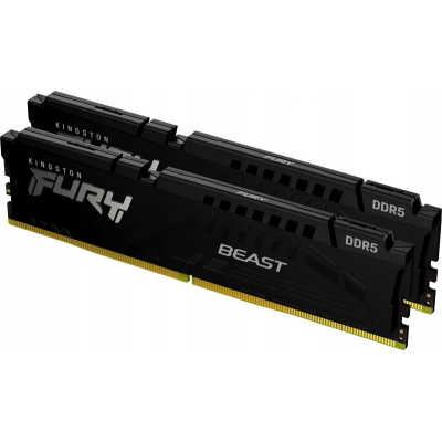 Pamięć DDR5 Fury Beast Black 64GB(2*32GB)/5200