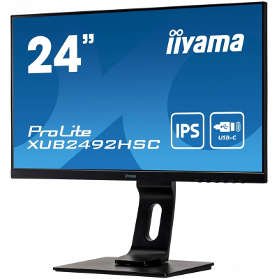 IIyama Monitor 24 cale XUB2492HSC-B IPS, FHD, USB SKLEP KOZIENICE RADOM