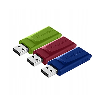 Verbatim USB flash disk USB 2.0 16GB Slider 49326 USB A z wysuwanym złączem