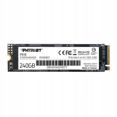 Dysk SSD P310 240GB M.2 2280 1700/1000 PCIe NVMe