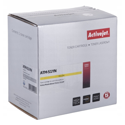 Toner Activejet ATM-51YN Konica Minolta TNP51Y; Su