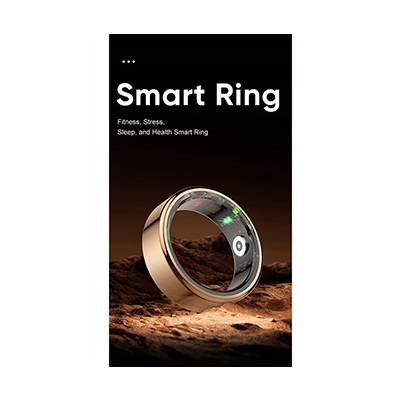 Powerton SMART RING smart ring rozmiar 8, czarny