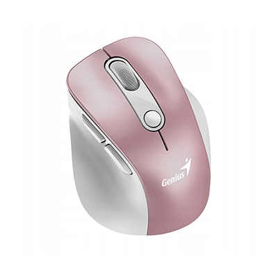 Genius Ergo 9000S Pro Mysz bezprzewodowa, różowa, 2400DPI