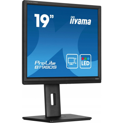 Monitor iiyama 19 cali B1980S-B1 HDMI, DP, PIVOT, HAS/150mm