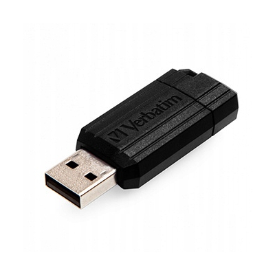 Verbatim USB flash disk USB 2.0 64GB PinStripe StoreNGo czarny 49065 USB A