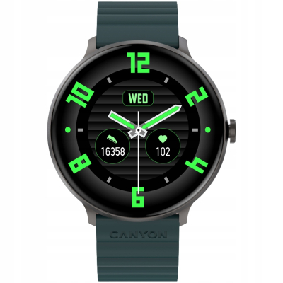 Canyon Jacky SW 69 smartwatch zielono-pomarańczowy CNS SW69