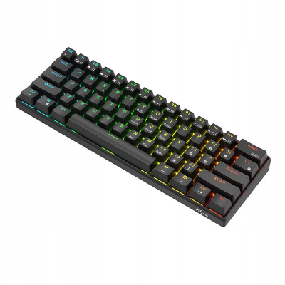 ROYAL KLUDGE RK61 Black Gaming Keyboard Red switch