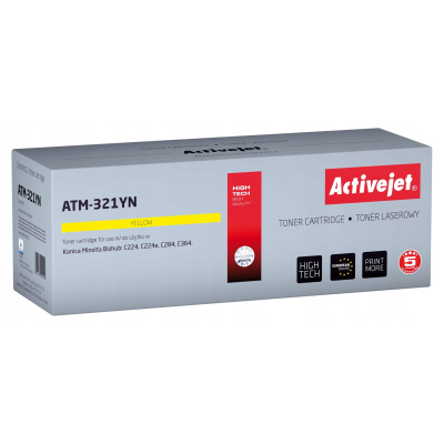 Toner Activejet ATM-321YN Konica Minolta TN321Y; S