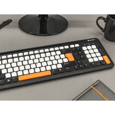 KLAWIATURA BEZPRZEWODOWA WYSPOWA PŁASKA Ultra-Slim Tracer GREG RF