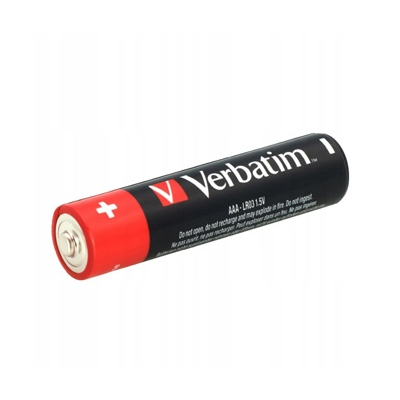 Verbatim Jednorazowa alkaliczna baterie AAA, 24-pack 49504