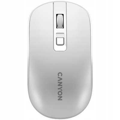 CANYON Mysz bezprzewodowa MW-18 Akumulator Perłowa Biała