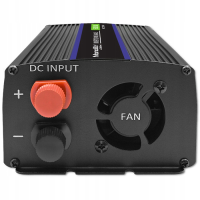 Qoltec Przetwornica Monolith 600 MS Wave 12V/230V 300/600W USB