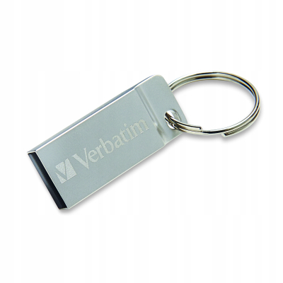 Verbatim USB flash disk USB 2.0 64GB Metal Executive StoreNGo srebrny 98750