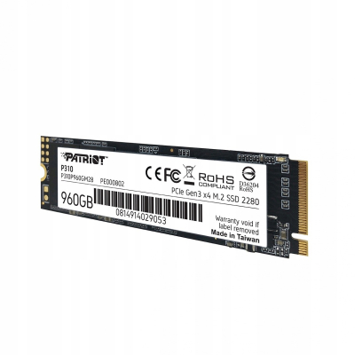 Patriot SSD P310 960GB M.2 2280 2100/1800 PCIe