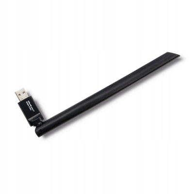 Qoltec Bezprzewodowy adapter Wi-Fi USB z anteną standard N 57001