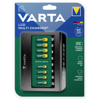 ŁADOWARKA VARTA LCD MULTI CHARGER+ (bez akumulatorów)