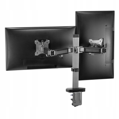 Uchwyt przegubowy na dwa monitory Deluxe Ergo Office 17