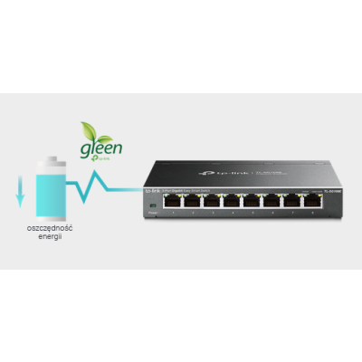 TP-LINK Przełącznik SMART TL-SG108E 8x1GbE