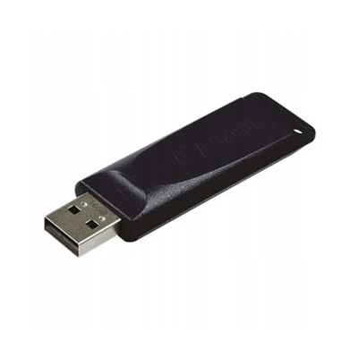 Verbatim USB flash disk, USB 2.0 16GB Slider StoreNGo czarny USB A