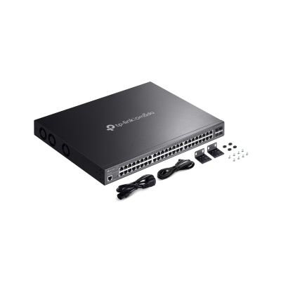 TP-LINK Przełącznik SG3452XMPP 48xGE PoE+ 4xSFP+
