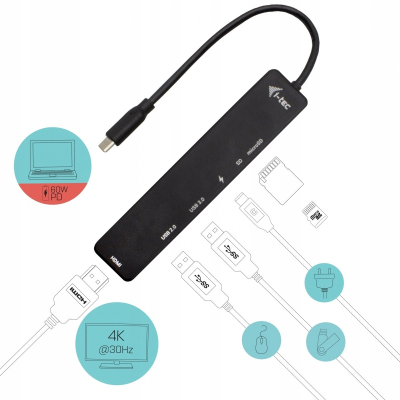 i-tec USB-C Travel Easy Dock 4K HDMI + Power 60W