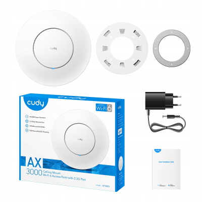Cudy Punkt dostępu AP3000_P Access Point 2.5G WiFi 6 AX3000 SKLEP KOZIENICE RADOM