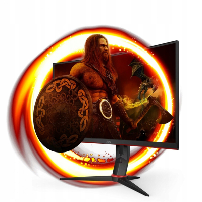 AOC Monitor CQ27G2S/BK 27 cali VA Curved 165Hz HDMIx2