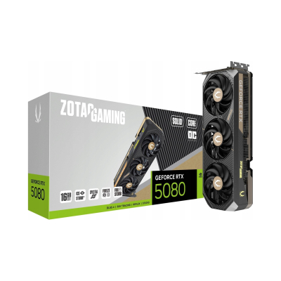 Karta graficzna ZOTAC RTX 5080 SOLID Core OC 16 GB GDDR7 DLSS 4