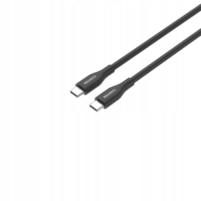 Canyon CC60SC10 - kabel USB-C do USB-C 60 W 1 m Silikonowy Czarny