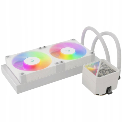 VALKYRIE V240 Lite ARGB White chłodzenie wodne AIO CPU Biały
