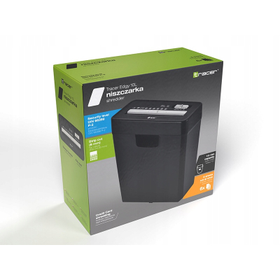 Niszczarka biurowa TRACER Edgy 10L TRANIS47484 P-2 6 kartek Do dokumentów