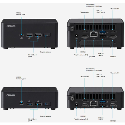 ASUS NUC 14 Pro Tall Kit 16GB  Ultra 5 125H Processor
