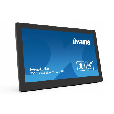 IIYAMA Monitor 16 cali TW1623AS-B1P 10P DOT IPS ANDROID WIFI RJ45 HDMI USB