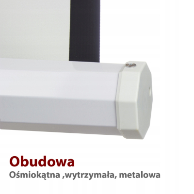 EKRAN RĘCZNY NA STATYWIE 4:3 100