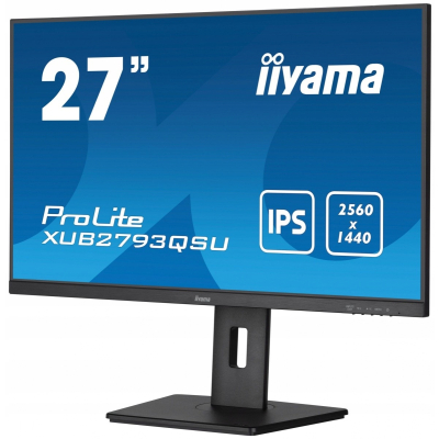 IIYAMA Monitor 27 cali XUB2793QSU-B7 IPS QHD HAS(150mm) 100Hz 300cd
