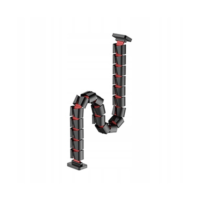 Powerton ERGO GANSO PRO Organizer kabli, czarno-czerwony