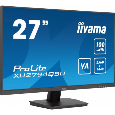 IIYAMA Monitor 27 cali XU2794QSU-B6 VA QHD HDMI DP 100Hz 2xUSB 3.2 2x2W Sklep KOZIENICE RADOM