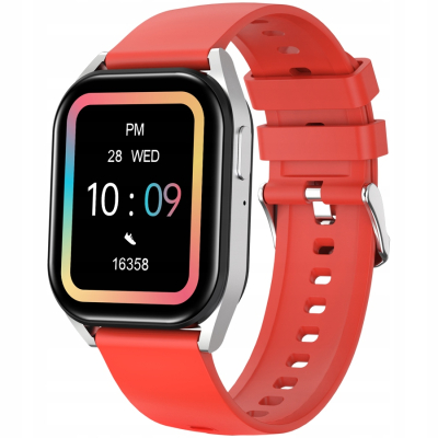 CANYON Smartwatch Chatter SW58 BT CALL Srebrno Czerwony