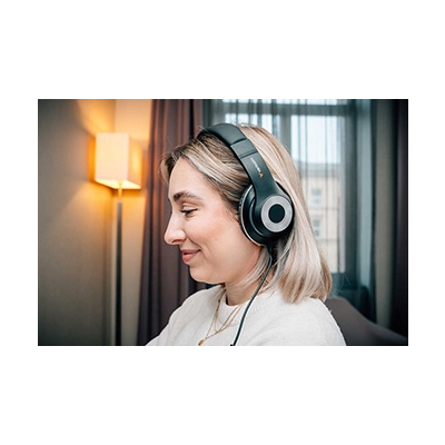 Verbatim TruSound słuchawki z mikrofonem przewodowa plug and play typ USB-C