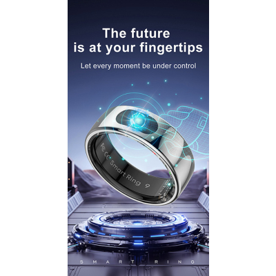 Powerton SMART RING PRO smart ring rozmiar 8, czarny