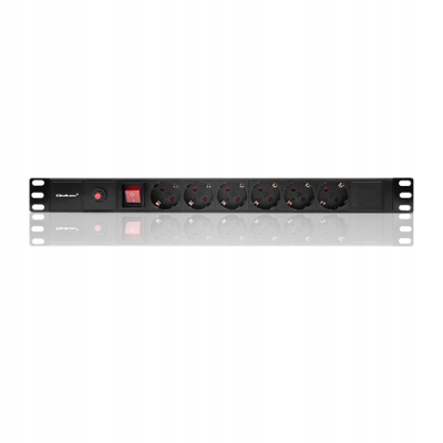 Qoltec Listwa zasilająca PDU antyprzeciąż, do RACK 19