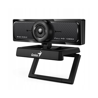 Genius F100 V2 kamera web Full HD, czarna 1920x1080, USB 2.0