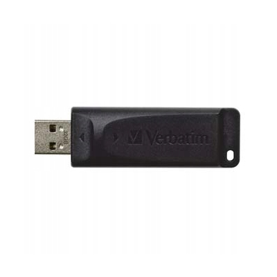 Verbatim flash disk, USB 2.0 32GB Slider czarny, 98697, z wysuwanym złączem