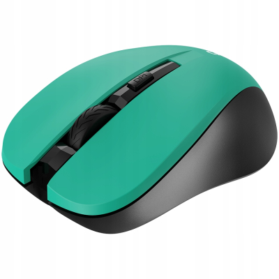 Canyon MW-1 - bezprzewodowa mysz optyczna 2.4 GHz, 4 przyciski (zielona)