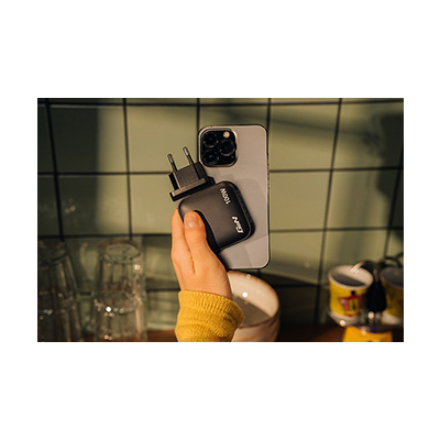 Verbatim Mini ładowarka GaN USB 3.0 USB C 100 W wymienne końcówki C,G,A