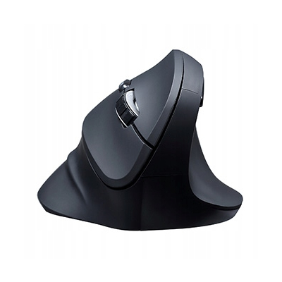 Powerton ERGO SHARK Mysz bezprzewodowa, czarna, 1600DPI
