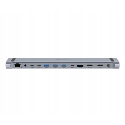 Unitek Stacja dokująca UHub15+ USB-C - 4K HDMI DP USB RJ-45 SD PD 100W KVM