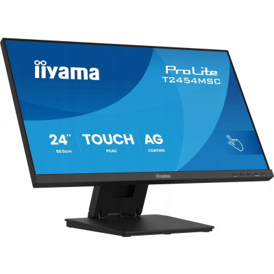 Monitor iiyama 24 cale T2454MSC-B3AG 10PKT POJ PS HDMI DP 300cd FHD 2xUSB